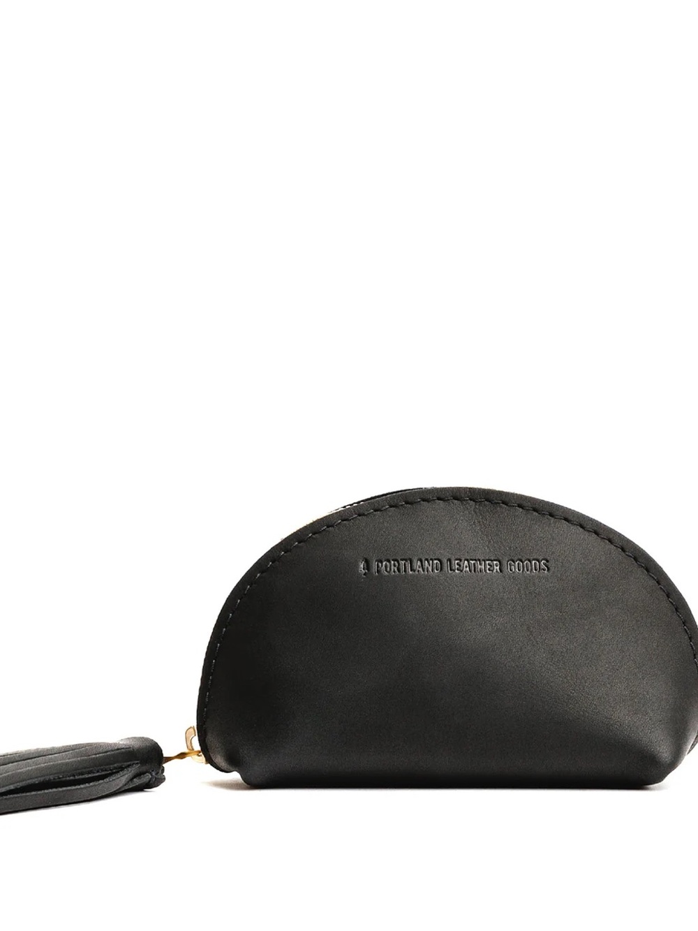Portland Leather Goods Black Leather Taco Pouch